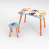 Kinder Hocker und Tisch Set mit Motiv Pirate Blau