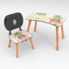 Kinder Stuhl und Tisch Set mit Motiv Drumms Beige