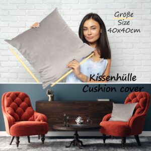 Dekokissen Samt Kissenbezug Sofakissen Dekokissen Kissenhülle mit / ohne Füllkissen 4 Größen