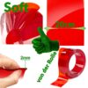 PVC Lamellen Streifenvorhang Lamellenvorhang farbig Rot Stärke 2mm Breite 20cm
