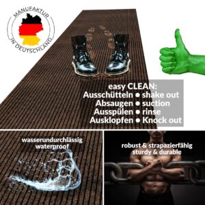 Fußabtreter Schmutzfangmatte Fußmatte Sauberlaufmatte Fußabstreifer Eingang Mischa einfarbig Uni