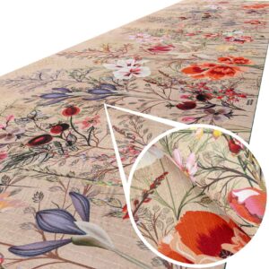 Küchenläufer waschbar Textil + PVC Küchenteppich rutschfest Sprinty Profumo Mehrfarbig 50cm Breit