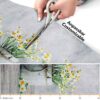 Küchenläufer waschbar Textil + PVC Küchenteppich rutschfest Sprinty Camomilla Grau 50cm Breit