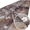 Küchenläufer waschbar Textil + PVC Küchenteppich rutschfest Sprinty Spring Braun 50cm Breit