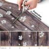 Küchenläufer waschbar Textil + PVC Küchenteppich rutschfest Sprinty Spring Braun 50cm Breit