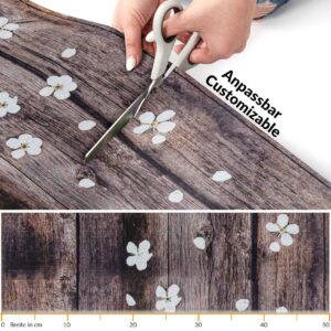 Küchenläufer waschbar Textil + PVC Küchenteppich rutschfest Sprinty Spring Braun 50cm Breit