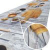 Küchenläufer waschbar Textil + PVC Küchenteppich rutschfest Sprinty Cucina New Mehrfarbig 50cm Breit