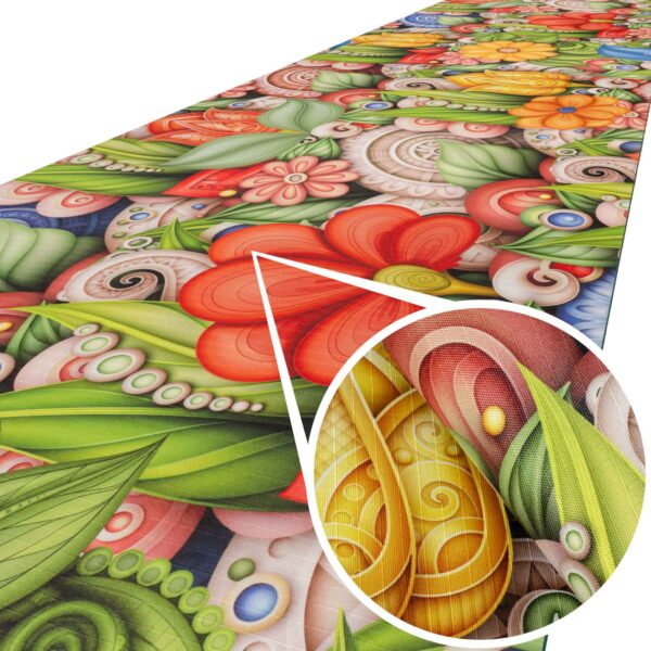 Küchenläufer waschbar Textil + PVC Küchenteppich rutschfest Sprinty Tun Mehrfarbig 50cm Breit