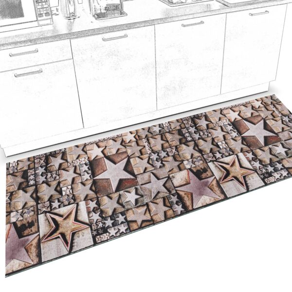 Küchenläufer waschbar Küchenteppich rutschfest Sprinty Star 52cm Breite