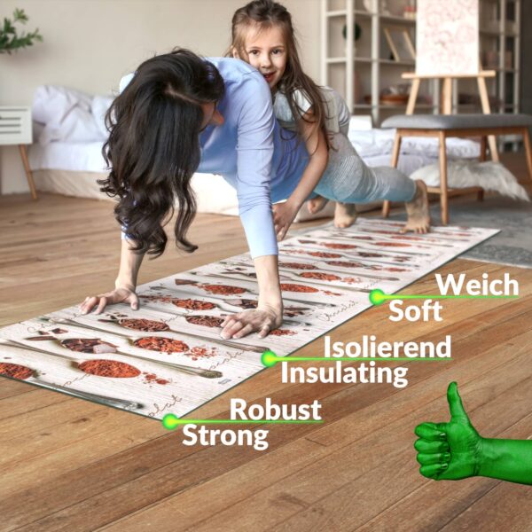 Küchenläufer waschbar Küchenteppich rutschfest Sprinty Schocko 52cm Breite