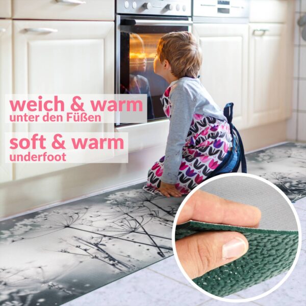Küchenläufer waschbar Küchenteppich rutschfest Sprinty Winter 52cm Breite