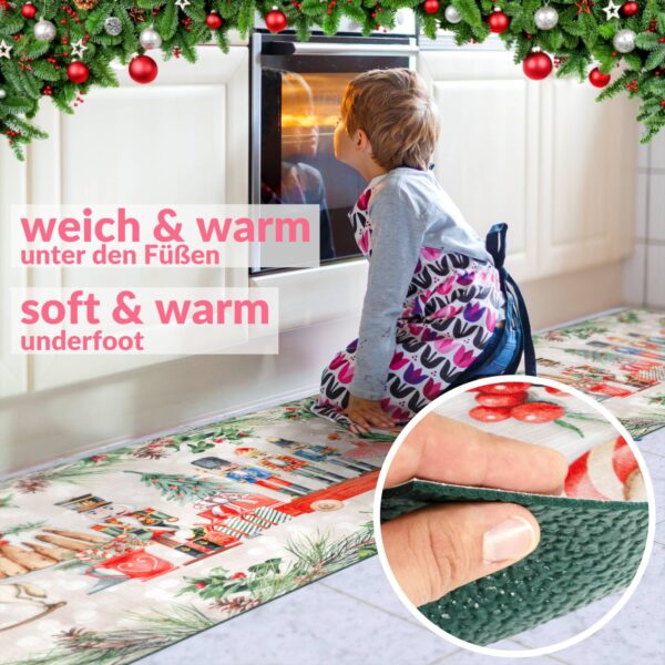 Küchenläufer waschbar Küchenteppich rutschfest Sprinty Nussknacker 52cm Breite