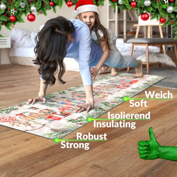 Küchenläufer waschbar Küchenteppich rutschfest Sprinty Nussknacker 52cm Breite