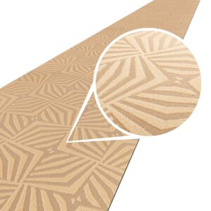 Küchenläufer Teppichläufer Jacquard Teppich waschbar rutschfest Sisi SMASHING Beige 50cm Breit