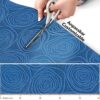 Küchenläufer Küchenteppich Teppichläufer Jacquard Teppich waschbar rutschfest Sisi Essence Blau 50cm Breit