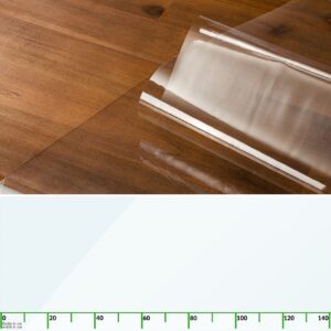 Transparent Tischdecke durchsichtig Klarsicht Tischfolie Tischschutzfolie Glasklar 0,5mm Stärke