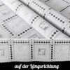 Tischdecke abwaschbar Lace Vinyl Häkel Spitze Optik Rosen Weiß Blumen