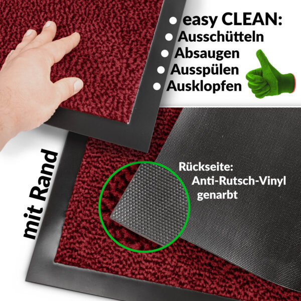 Fußabtreter Türteppich Schmutzfangmatte Home Business Mehrfarbig