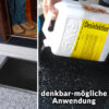 Gummimatte Türvorleger Fußabtreter Gummi Türmatte mit Noppen Schwarz