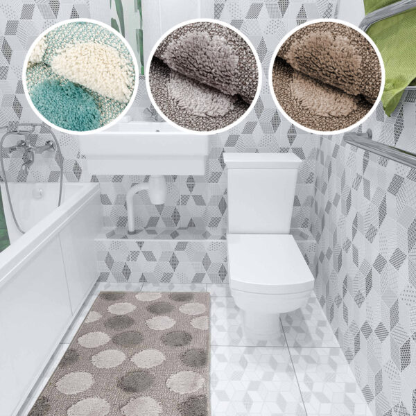Badematte Badteppich Badvorleger weich Lea