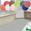 Weichschaummatte Meterware Badematte Badläufer Weichschaum zuschneidbar 65&130cm Uni Einfarbig