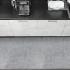 Küchenläufer Motivdruck Betonoptik 3D Küchenteppich Teppichläufer Läufer Küche rutschfest