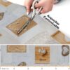 Küchenläufer Motivdruck Herzen Holz Küchenteppich Teppichläufer Flur Läufer rutschfest