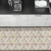 Küchenläufer Küchenteppich Motivdruck Mosaik Bunt Teppichläufer Läufer Flur Küche
