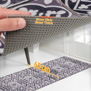 Küchenläufer Küchenteppich Läufer abwaschbar Motiv Fliesen Breite 65cm
