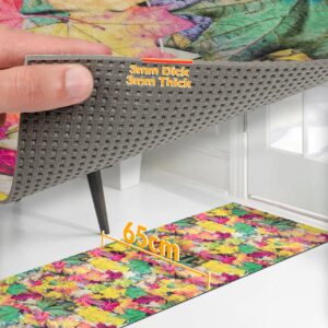 Küchenläufer Küchenteppich Läufer abwaschbar Motiv Herbst Breite 65cm