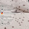 Weihnachtstischdecke Textil Tischdecke Tischwäsche abwaschbar Tischtuch Baumwolle Polyester Christmas Stars