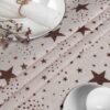 Weihnachtstischdecke Textil Tischdecke Tischwäsche abwaschbar Tischtuch Baumwolle Polyester Christmas Stars