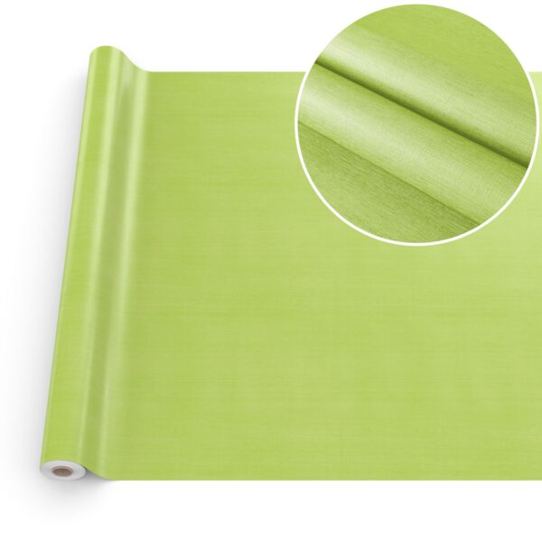 Wachstuchtischdecke abwaschbar Tischdecke Wachstuch Textileffekt Prägung Chic & Charme Limette Breite 140cm