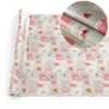 Wachstuchtischdecke Wachstuch Tischdecke abwaschbar rechteck, rund, oval hochwertige Bedruckung Gartentischdecke MIMOSA Patchwork Herz Rosa Grau Breite 140cm