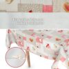 Wachstuchtischdecke Wachstuch Tischdecke abwaschbar rechteck, rund, oval hochwertige Bedruckung Gartentischdecke MIMOSA Patchwork Herz Rosa Grau Breite 140cm