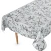 Wachstuch Tischdecke abwaschbar Meterware Wachstuchdecke Breite 140cm Silber
