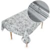 Wachstuch Tischdecke abwaschbar Meterware Wachstuchdecke Breite 140cm Silber