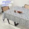 Wachstuch Tischdecke abwaschbar Meterware Wachstuchdecke Breite 140cm Silber