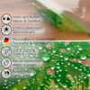 Transparente Tischdecke Vinyl Tischfolie Folie Tischschutzfolie 0,15mm mit Muster Exotik