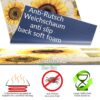 Küchenläufer Teppichläufer Läufer Flur abwaschbar Sonnenblume 48cm Breit