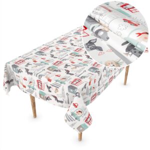Wachstuch Tischdecke abwaschbar Meterware Wachstuchdecke Breite 140cm Kindermotiv
