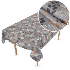 Wachstuch Tischdecke abwaschbar Meterware Wachstuchdecke Breite 140cm Florence Grau