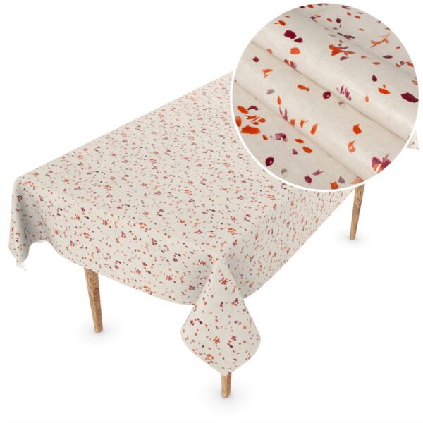 Wachstuch Tischdecke abwaschbar Meterware Wachstuchdecke Breite 140cm Charme Red