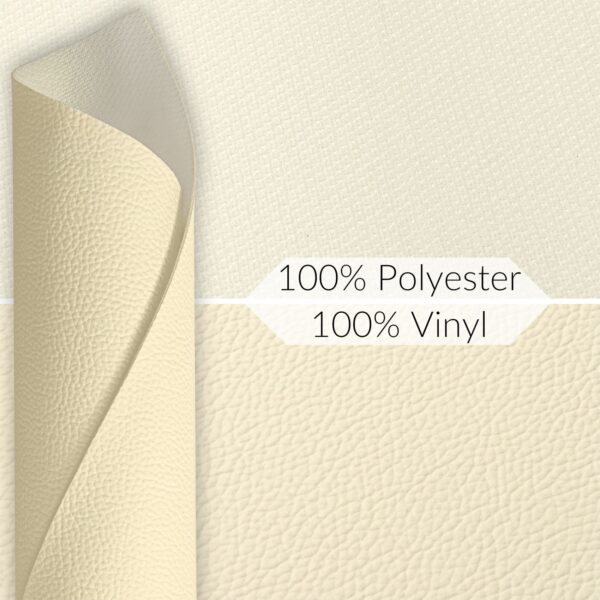 Kunstleder Meterware Leder Stoff Lederimitat 140cm Breit Creme