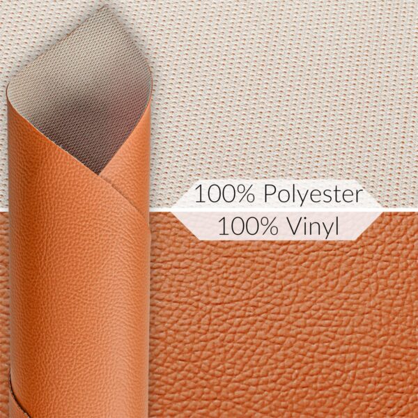 Kunstleder Meterware Leder Stoff Lederimitat 140cm Breit Orange