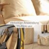 Kunstleder Meterware Leder Stoff Lederimitat 140cm Breit Gold Metallic