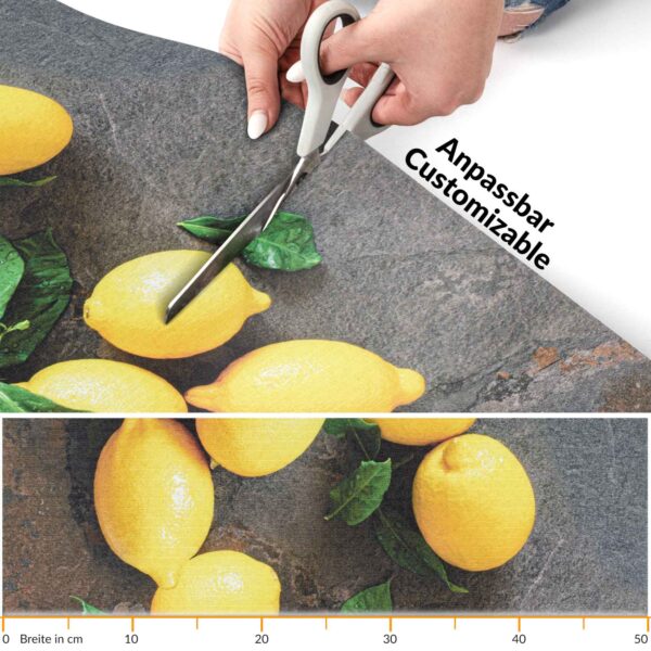 Küchenläufer waschbar Küchenteppich rutschfest Sprinty Limoncello 52cm Breite