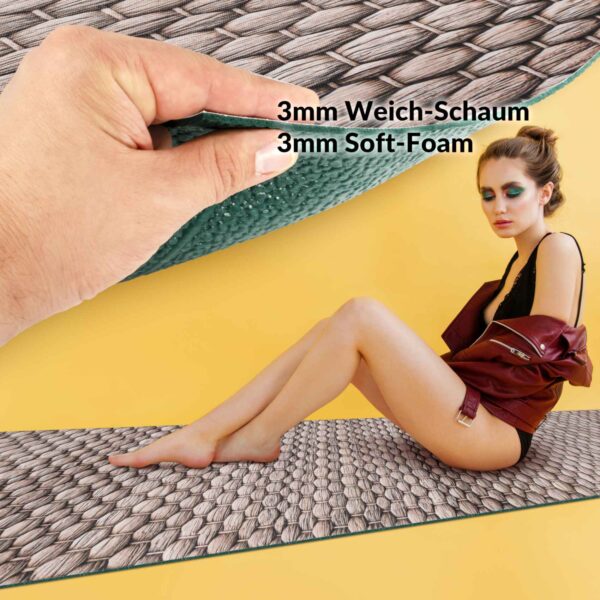 Küchenläufer waschbar Küchenteppich rutschfest Sprinty Stuoia 52cm Breite