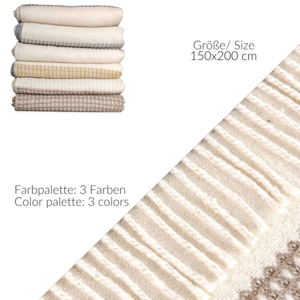 Tagesdecke Kuscheldecke Bettüberwurf Wohndecke Couchdecke Sofadecken Quadraten-Design