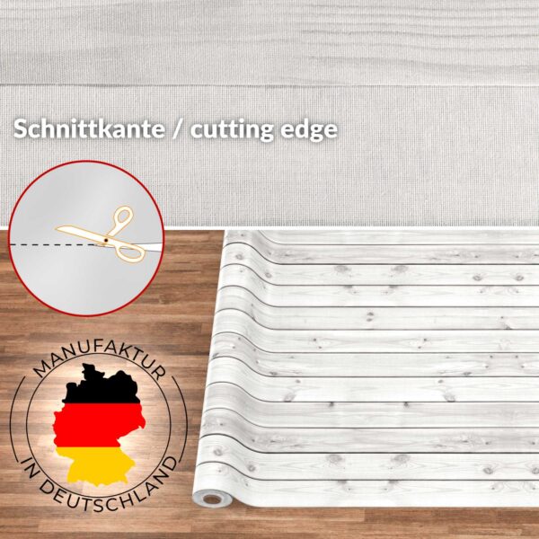 Stoff Tischdecke abwaschbar Tischwäsche Textil Tischtuch Baumwolle Polyester Holz Grau Outdoor Tischdecke Gartentischdecke